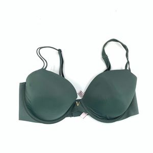 Victoria’s Secret Lined Demi Bra 36DD Green